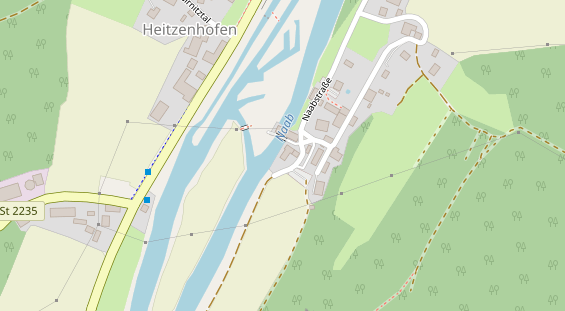 Restaurant auf Karte