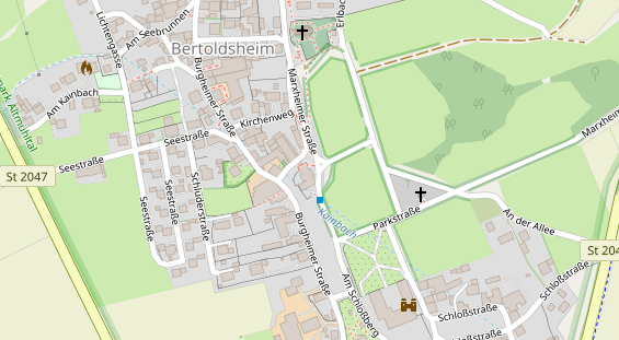 Restaurant auf Karte