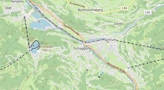 Restaurant auf Karte