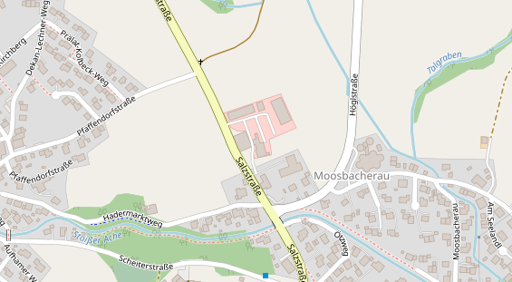 Restaurant auf Karte