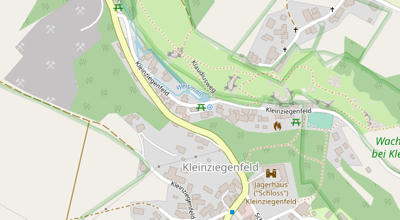 Restaurant auf Karte