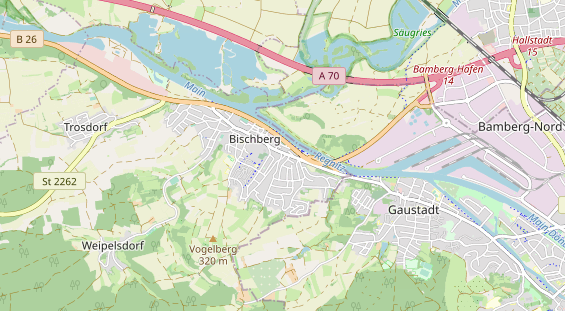 Restaurant auf Karte