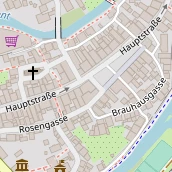 Restaurant auf Karte