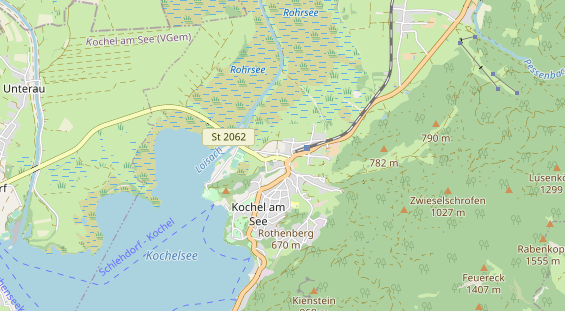 Restaurant auf Karte