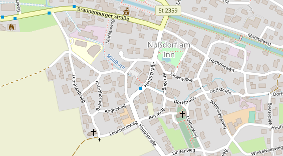 Restaurant auf Karte