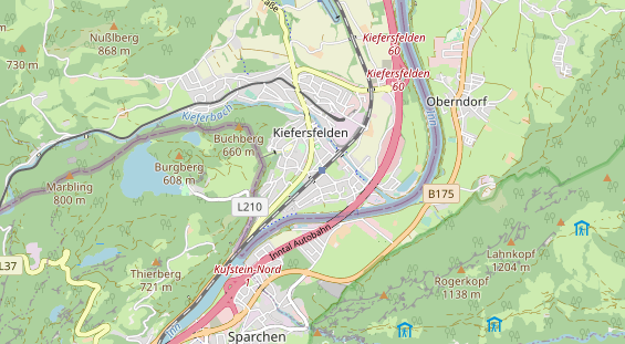 Restaurant auf Karte