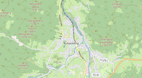 Restaurant auf Karte