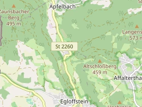 Restaurant auf Karte