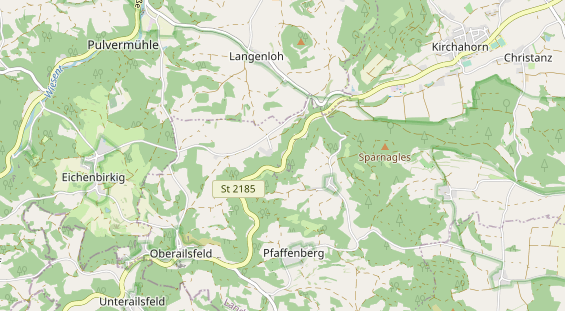 Restaurant auf Karte