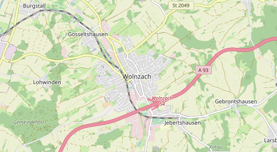 Restaurant auf Karte