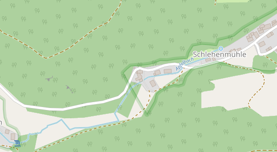 Restaurant auf Karte