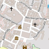 Restaurant auf Karte