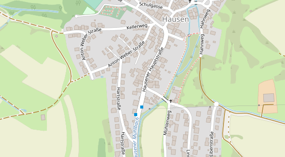 Restaurant auf Karte