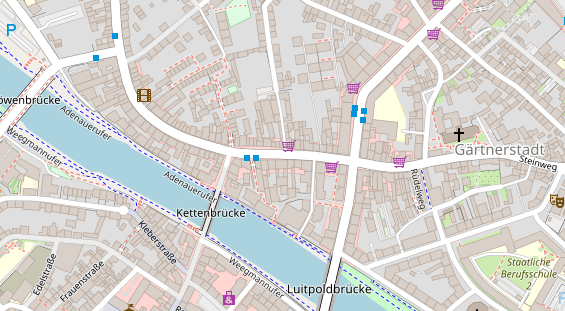 Restaurant auf Karte