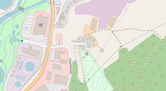 Restaurant auf Karte