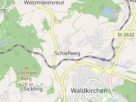 Restaurant auf Karte