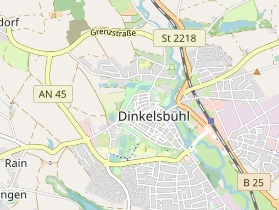 Restaurant auf Karte