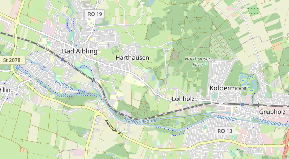 Restaurant auf Karte