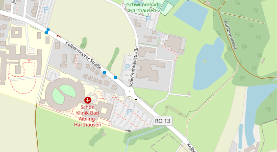 Restaurant auf Karte