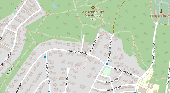 Restaurant auf Karte