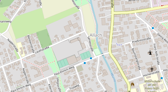 Restaurant auf Karte