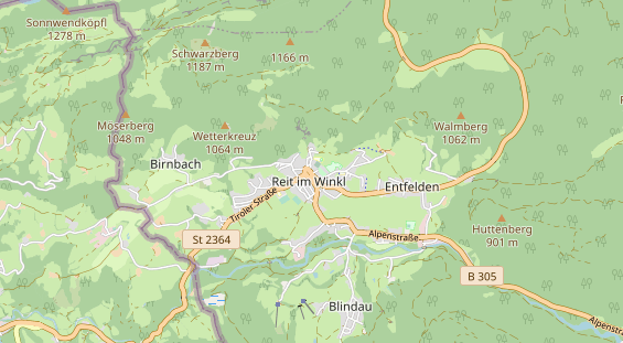 Restaurant auf Karte