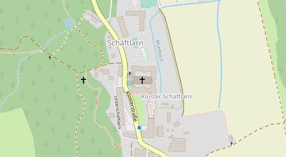 Restaurant auf Karte