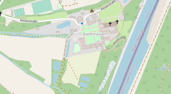 Restaurant auf Karte