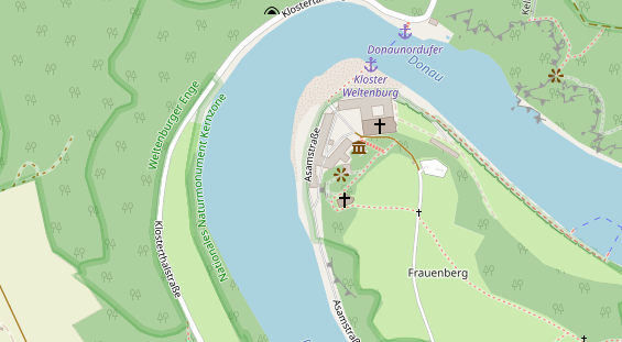 Restaurant auf Karte