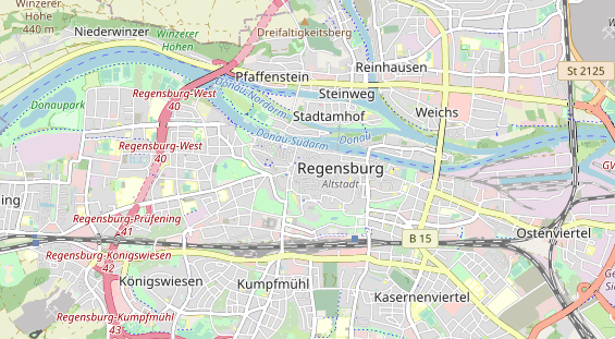 Restaurant auf Karte