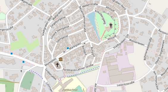 Restaurant auf Karte