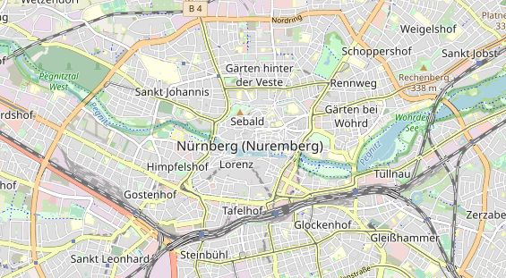 Restaurant auf Karte