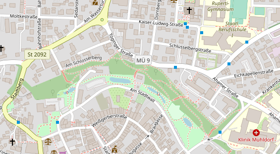 Restaurant auf Karte