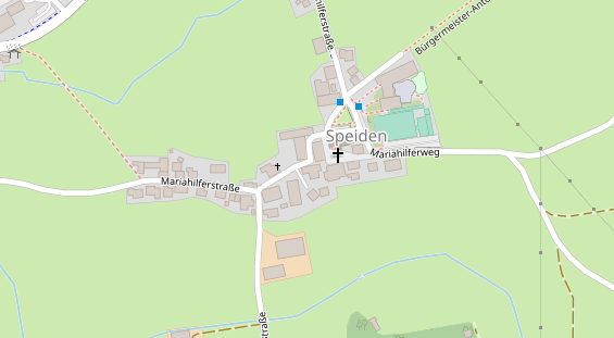 Restaurant auf Karte