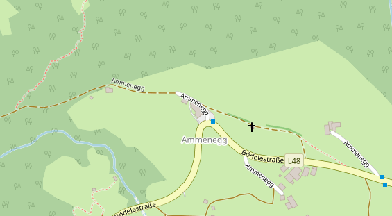 Restaurant auf Karte