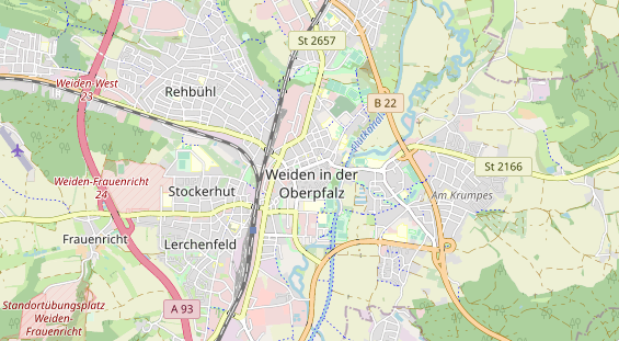 Restaurant auf Karte
