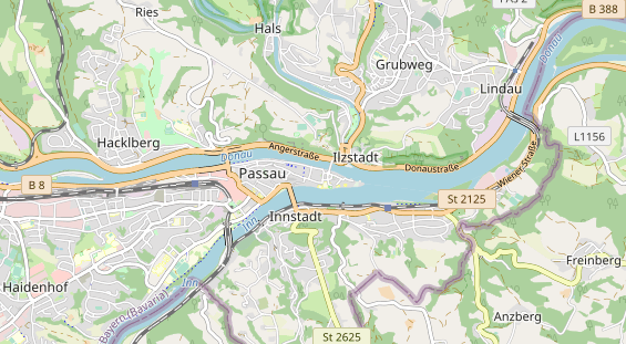 Restaurant auf Karte