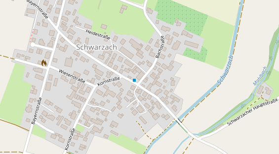 Restaurant auf Karte