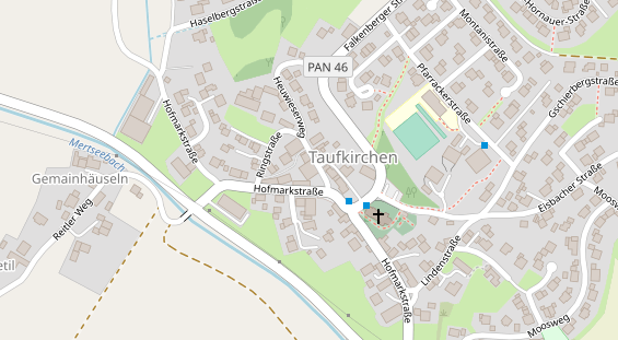 Restaurant auf Karte