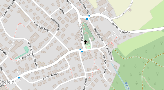 Restaurant auf Karte