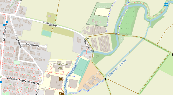 Restaurant auf Karte