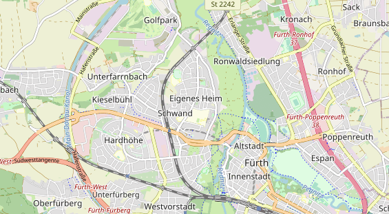 Restaurant auf Karte