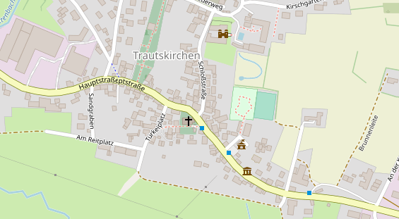 Restaurant auf Karte