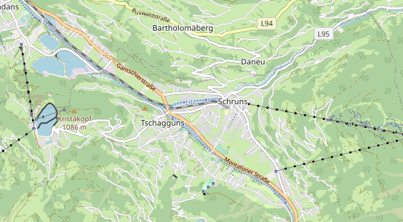 Restaurant auf Karte