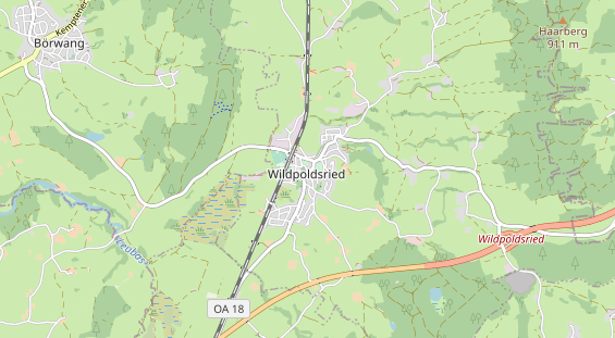 Restaurant auf Karte