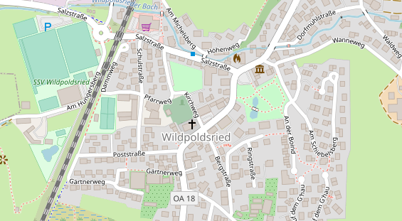 Restaurant auf Karte