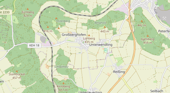 Restaurant auf Karte