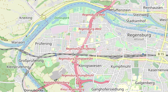 Restaurant auf Karte