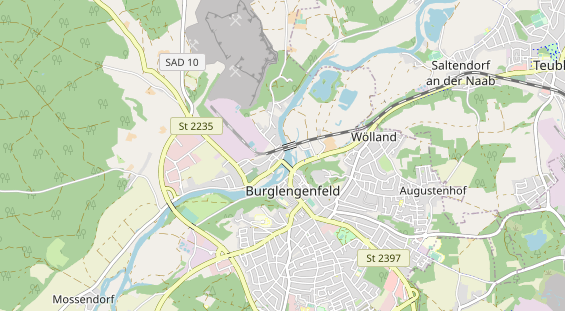 Restaurant auf Karte