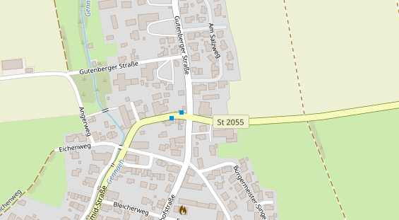 Restaurant auf Karte